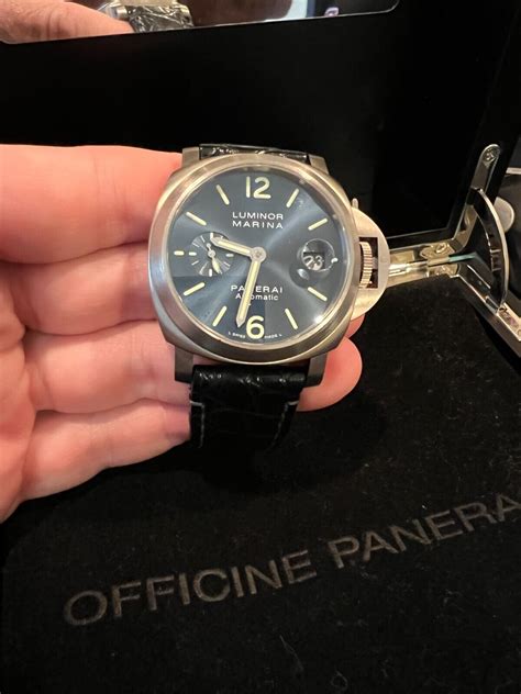 Panerai Luminor Marina Pam 282 Titanium Blue Dial for ,500 